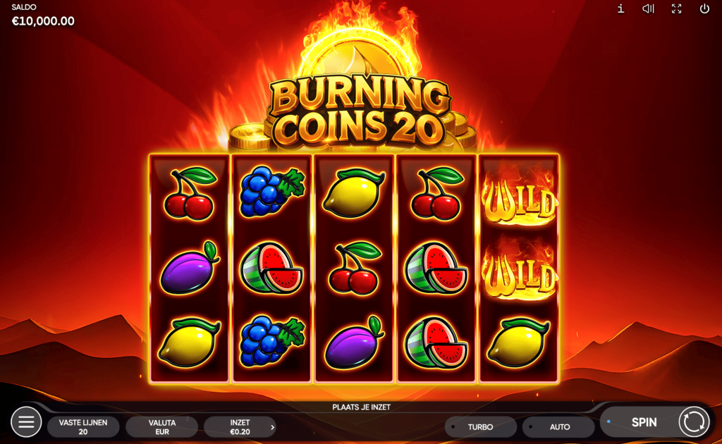Burning Coins 20 Spielautomaten